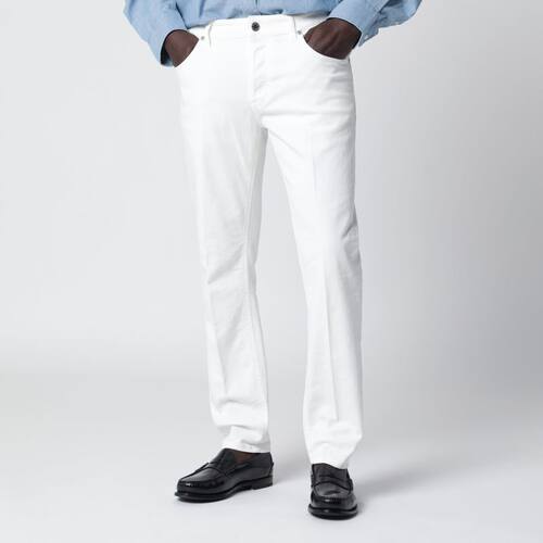 PT Torino 男士 SS26 长裤 REGGAE 白色锥形裤子