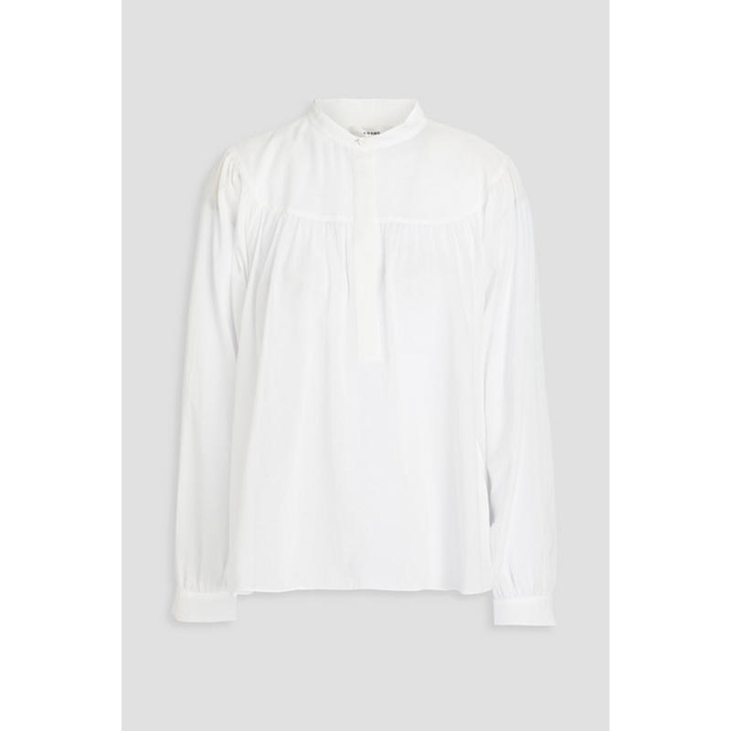 FRAME 女士 上衣 棉真丝薄绸衫