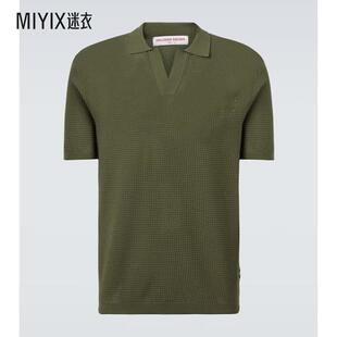 Brown Roddy Orlebar 男款 华尔夫针织Polo衫 迷衣时尚