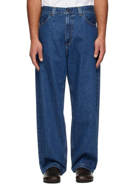 Carhartt WIP 卡哈特 男士 牛仔长裤 蓝色 Brandon 牛仔裤