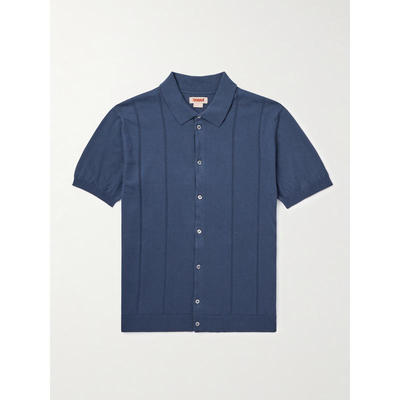 Baracuta 男士 FW25 衬衫 Horatio 条纹棉质衬衫