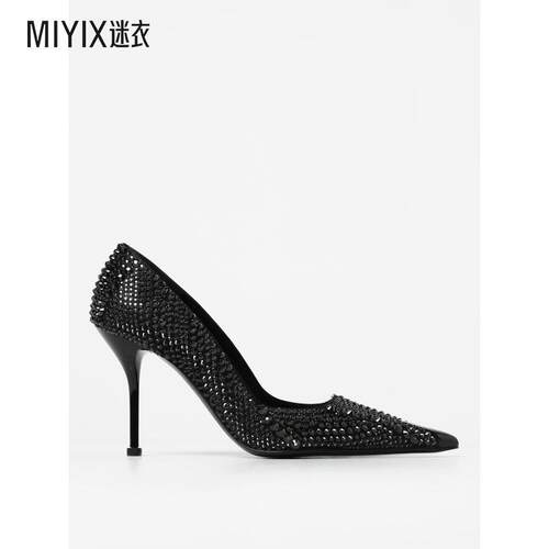 AMQ Alexander McQueen 亚历山大·麦昆 女 尖头高跟鞋 迷衣时尚