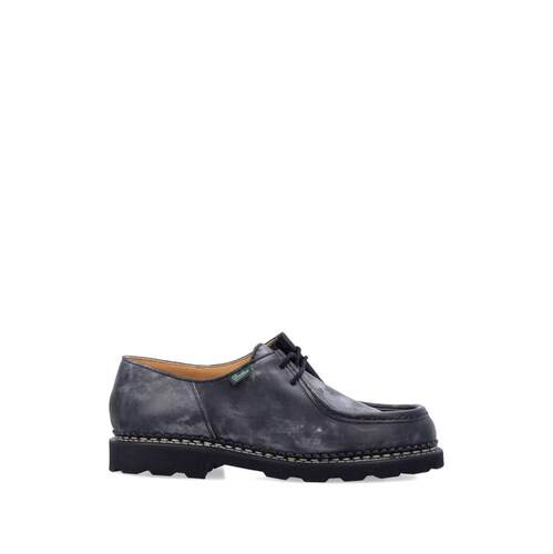 Paraboot 柏哈步 男士 FW26 休闲皮鞋 黑色平底鞋
