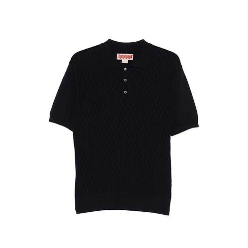 Baracuta 男士 SS26 POLO衫 SS 图案缝线