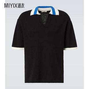 COMMAS 男款 钩花棉混纺Polo衫 迷衣时尚