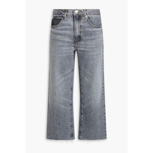 FRAME 女士 牛仔长裤 宽松直筒原版磨损高腰牛仔裤