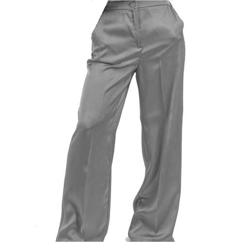 Emme By Marella 女士 SS26 长裤 Emme Marella 珍珠灰裤子