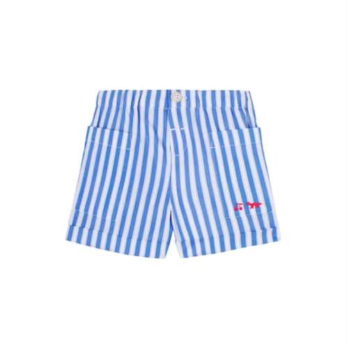 Bonpoint 中性（儿童） 短裤 x Maison Kitsuné 条纹棉质童装