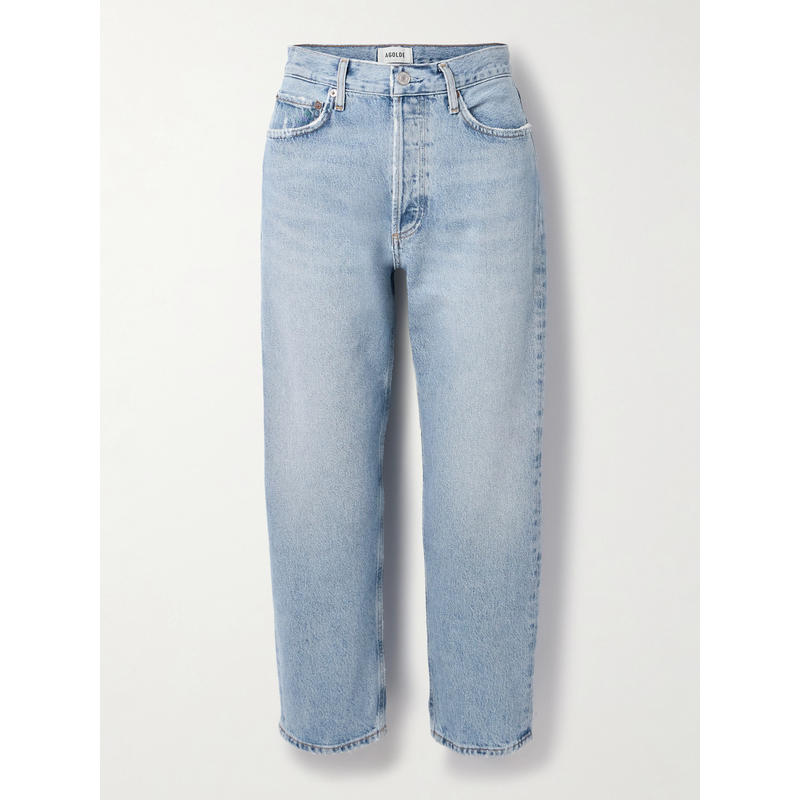 AGOLDE 女士 秋冬新品 牛仔长裤 '90s 短款中腰直筒牛仔裤