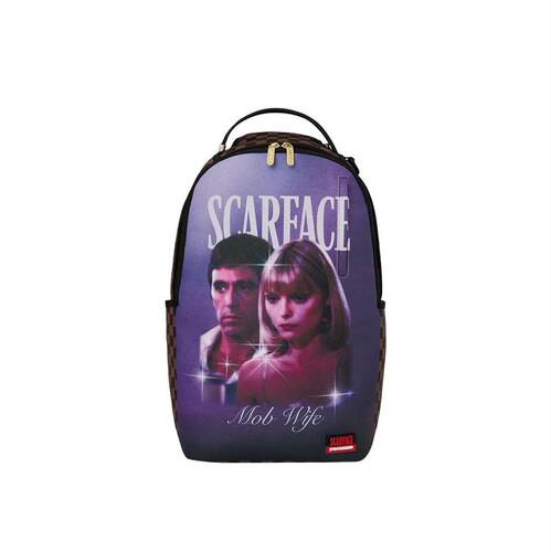 Sprayground 男士 SS26 双肩包 Scarface Mob Wife 印花背包
