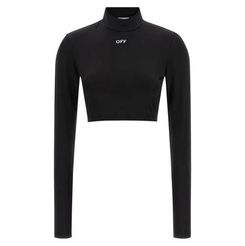 Off-White 女士 FW26 上衣 'Off Stamp' 短款