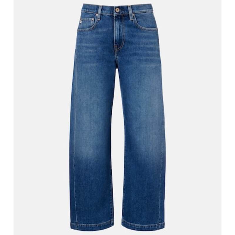 AG Jeans 女士 牛仔长裤 Hattie barrel-leg 高腰牛仔裤