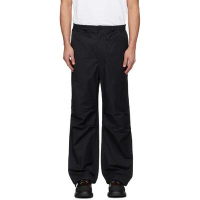 nanamica 七海之家 男士 长裤 黑色 OOAL Nylon Twill Deck