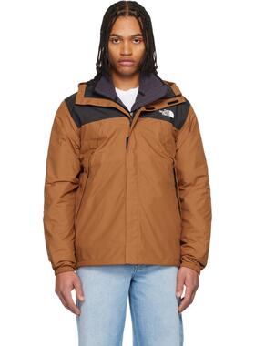 The North Face北面 男士 夹克 橙色 Antora Rain 夹克