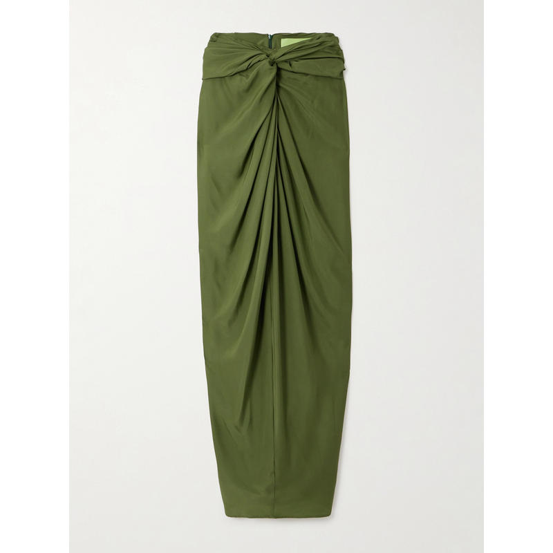 Gauge81 女士 超长裙 Usuki pareo 真丝缎超长裙