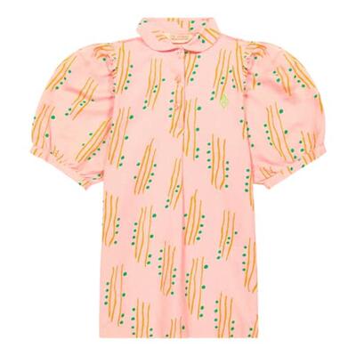 The Animals Observatory 女童 连衣裙 Mouse 亚麻棉质童装