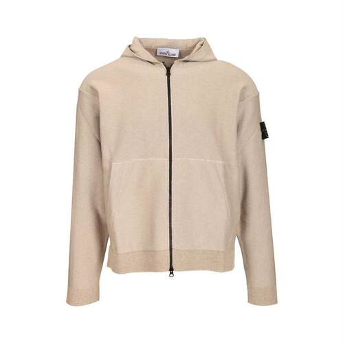 Stone Island 石头岛 男士 SS26 夹克 Stone Island 徽标贴饰拉链