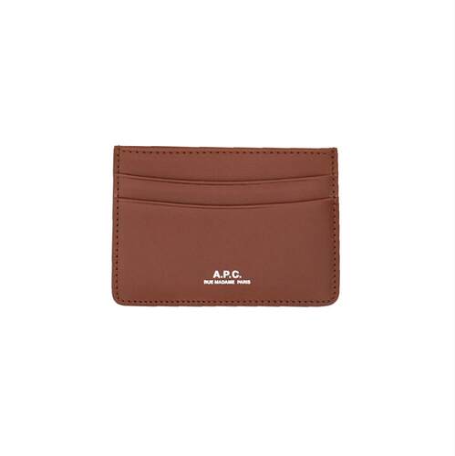 A.P.C. 男士 FW26 卡包 André 压纹logo卡夹