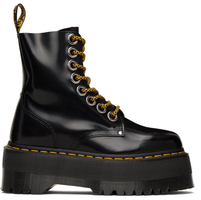 Dr. Martens 马丁博士 女士 短靴 黑色 Jadon Max Platform 踝靴