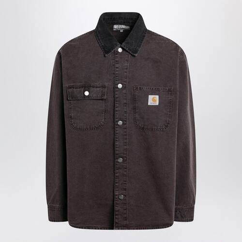 Carhartt WIP 卡哈特 男士 夹克 MITCH PALISANDER/BLACK 衬衫式
