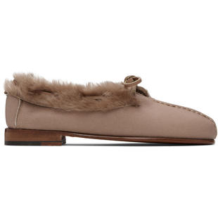 Hereu 女士 乐福鞋 灰褐色 Tilla Shearling