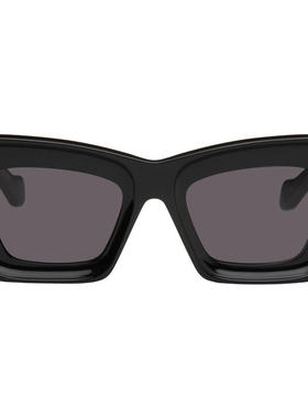 Loewe 女士 太阳镜 黑色 Anagram 太阳镜