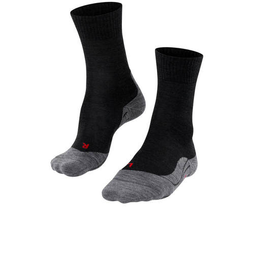 Falke 男士 SS25 袜子 TK5 WANDER TREKKING 黑色袜子