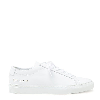 Common Projects 女士 SS26 运动鞋 白色皮质