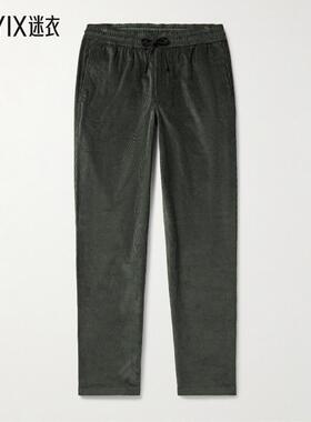 SEASE 男款Mindset 修身棉混纺灯芯绒抽绳裤子 迷衣时尚