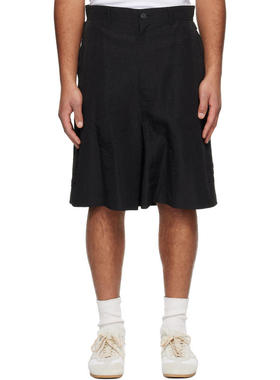 LE17SEPTEMBRE 男士 短裤 黑色百慕大短裤