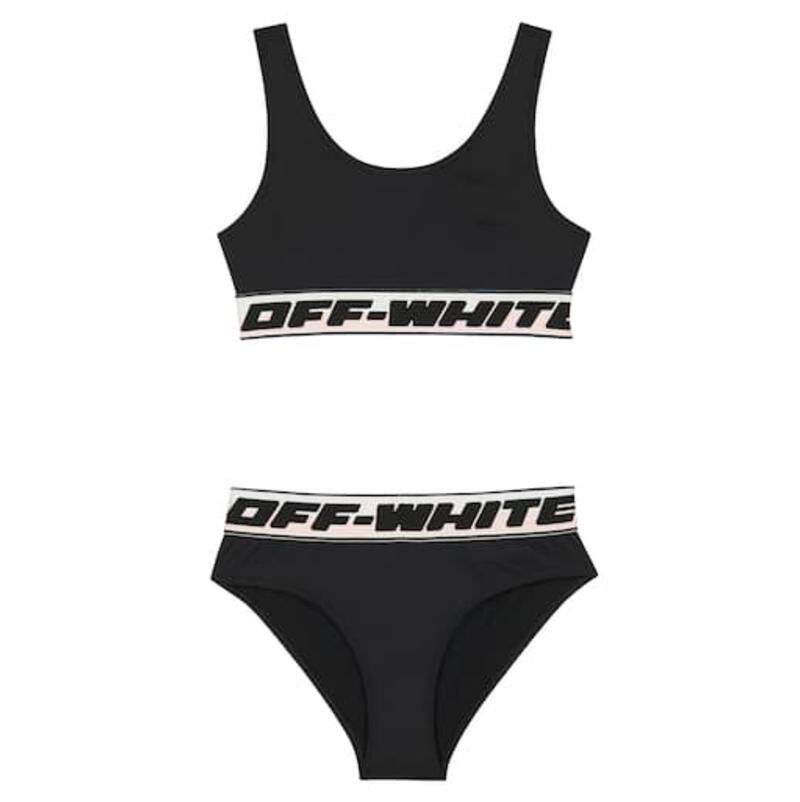 Off-White 中性（儿童） 比基尼 徽标童装