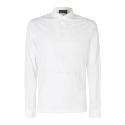 Filippo De Laurentiis 男士 SS26 POLO衫 Jcrepe 长袖 Polo 衫
