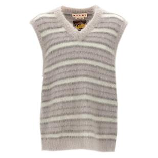 玛尼 男士 夹克 领针织背心 SS25 Marni