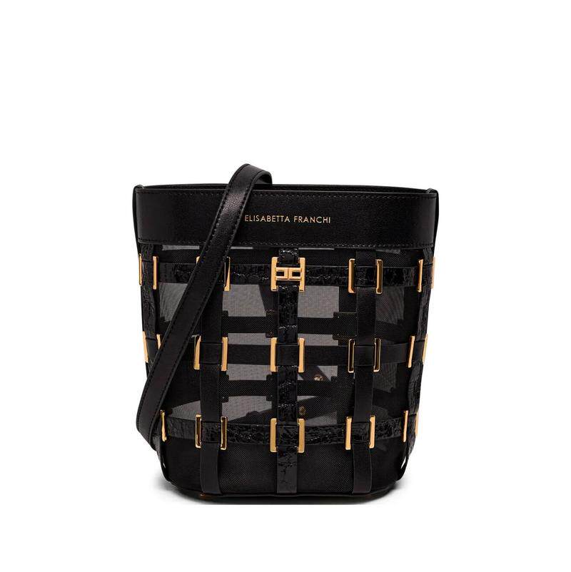Elisabetta Franchi 女士 SS26 手提包 铆钉手袋