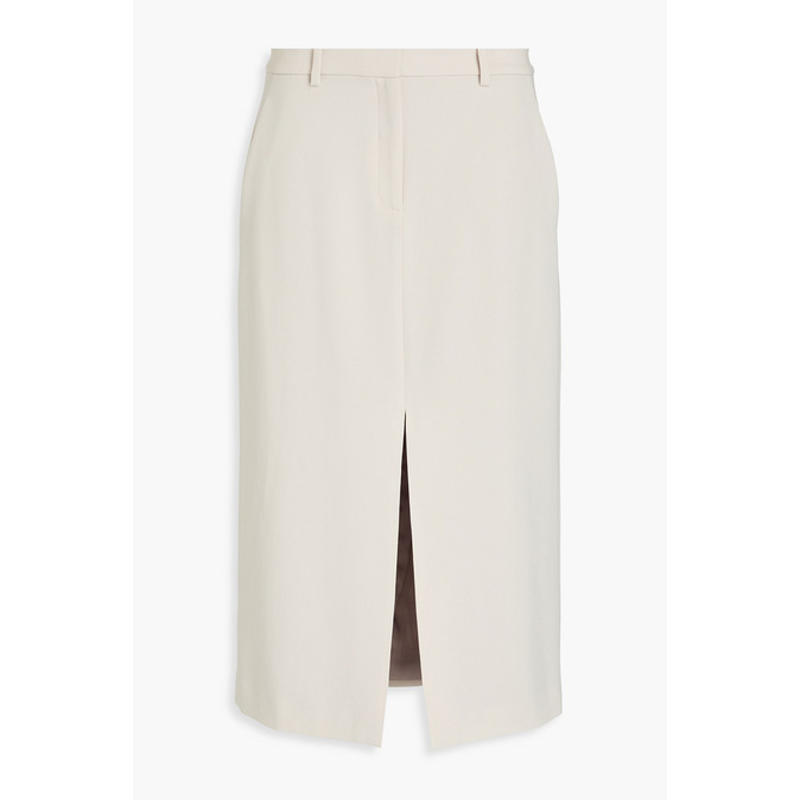 Theory 女士 中长裙 绉纱中长铅笔半身裙