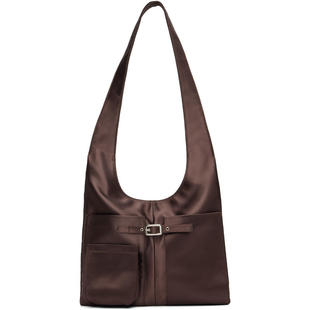 Gimaguas 女士 单肩包 棕色 Blanca Sateen