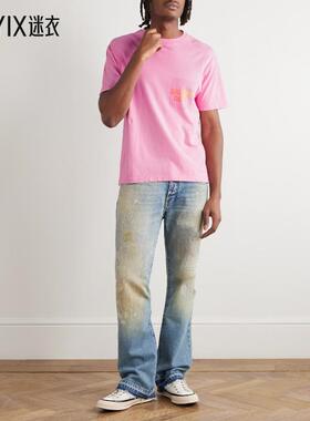 【秋冬新品】Gallery Dept. 男款Boardwalk 徽标印花颜料溅染棉针