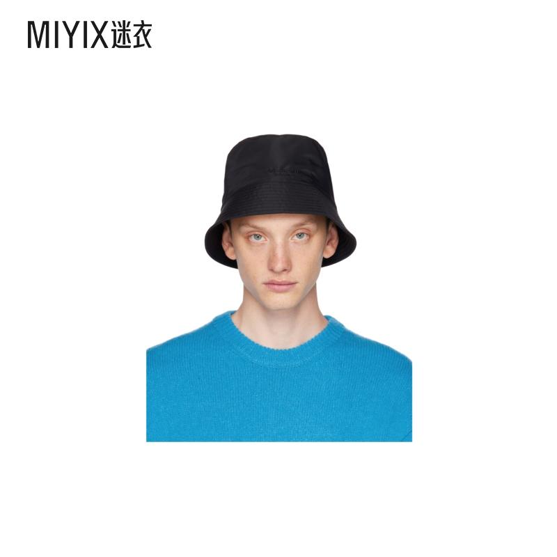 Wooyoungmi 男士徽标刺绣渔夫帽 迷衣时尚