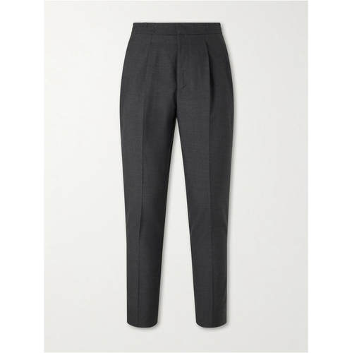 Officine Générale 男士 FW26 长裤 Drew 锥形褶裥羊毛裤子