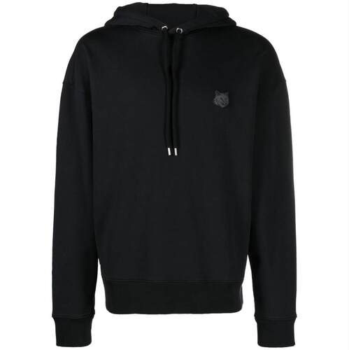 Maison Kitsuné 男士 SS25 卫衣 黑色 Bold Fox Head 连帽衫