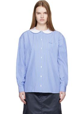 Sandy Liang 女士 衬衫 蓝色  白色 Contessa 衬衫