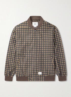 WTAPS 男士 SS26 夹克 格纹紧身夹克