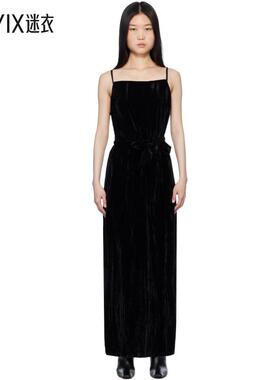 Holzweiler 女士黑色 Cygnet Velvet 连衣裙  迷衣时尚