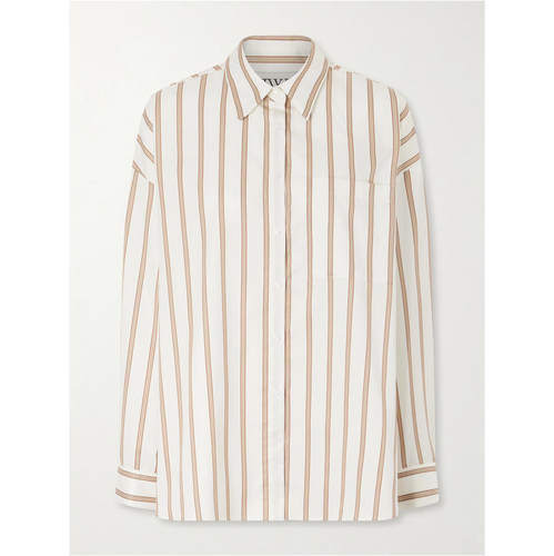 TWP Clothing 女士 SS26 衬衫 Something Borrowed 条纹棉质府绸