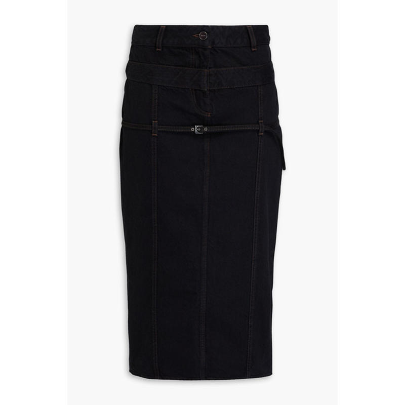 Jacquemus 女士 中长裙 De Nîmes Criollo 束带牛仔铅笔半身裙