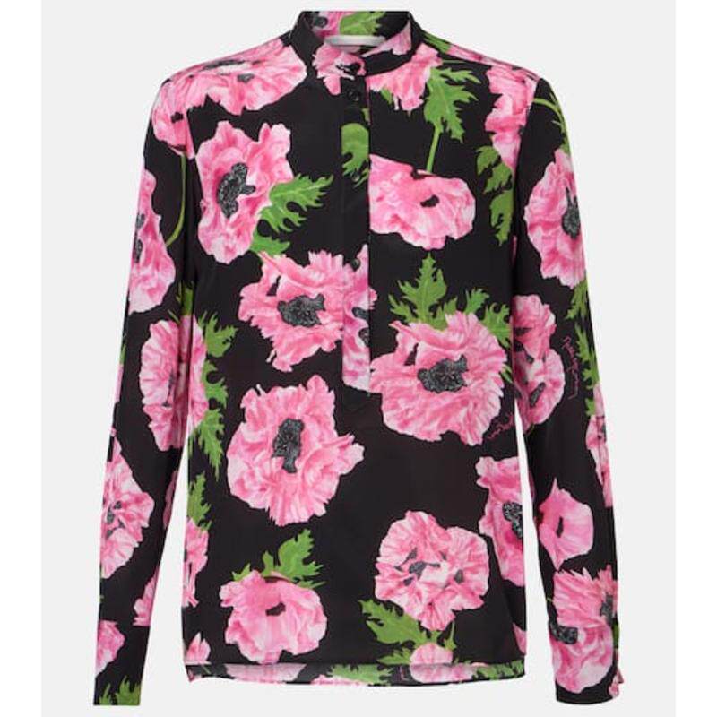 Stella Mccartney 斯特拉·麦卡特尼 女士 衬衫 花朵真丝