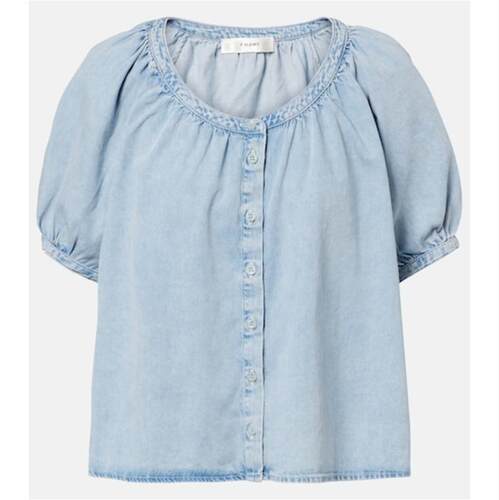 FRAME 女士 上衣 Resort 褶皱棉混纺衬衫
