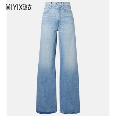 Slvrlake 女款Eva 高腰阔腿牛仔裤 迷衣时尚