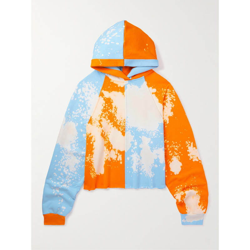 Liberal Youth Ministry 男士 SS23 卫衣 扎染磨破棉针织连帽衫