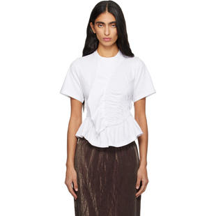 Cecilie Bahnsen 女士 T恤 白色 Ace